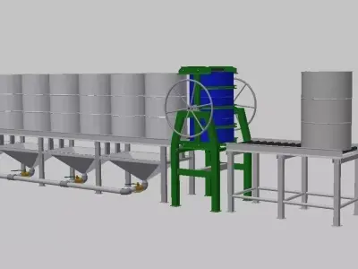 Volcador de tambores Free 3D model