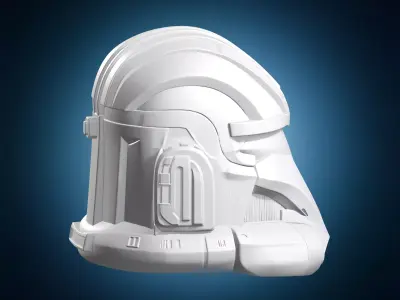 Sci-Fi Trooper Helmet Miniature 3D print model