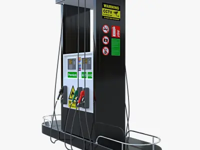 Petrol Pump 3D model