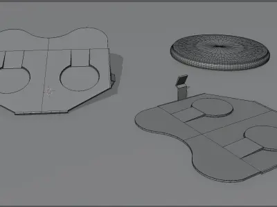 Battery Holder CR2032 3D model