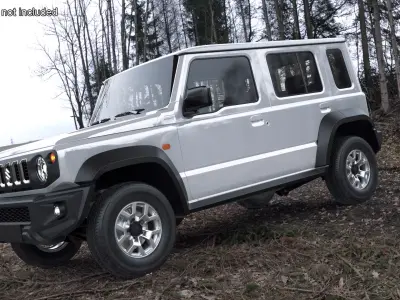SUV Suzuki Jimny 2025 White 3D model