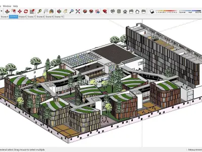 Sketchup Kindergarten A10 3D model
