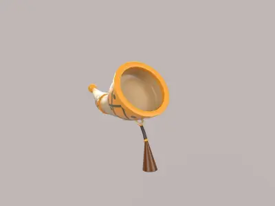 stylized honk Low-poly 3D model