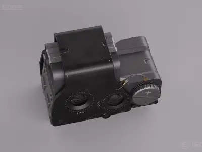 Holographic Sight VTH56 - AAA 3D Asset - Game Ready Low-poly 3D model