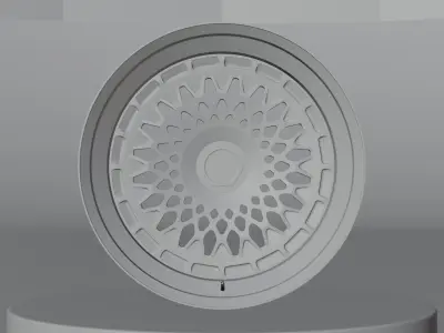 Rotiform LHR-M Car Wheels  3D model