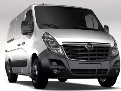 Opel Movano L1H1 Van 2016 3D model