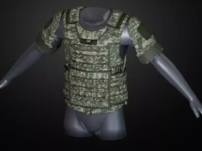 IOTV Gen vest Low-poly 3D model