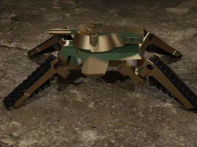 CRAB tank  3D print model