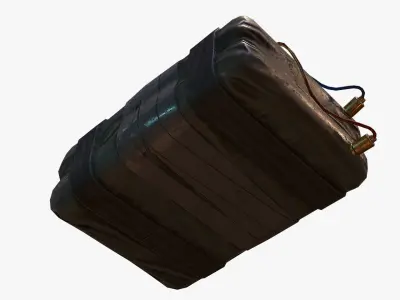 C4 Explosive Low-poly 3D model