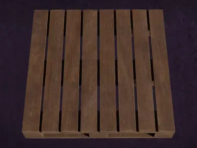 Pallets Wood Series Fiber Relics Content Group3 N1-5 3D model