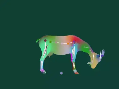Diary Goat Free 3D model