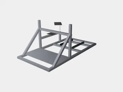 Sim Rig frame Free 3D model