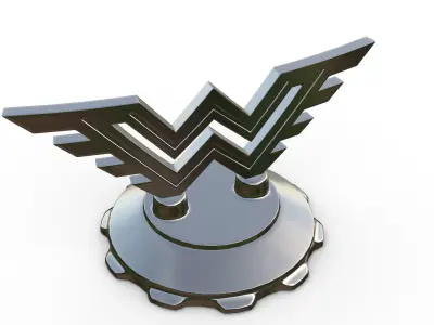 wanderer logo 3D model