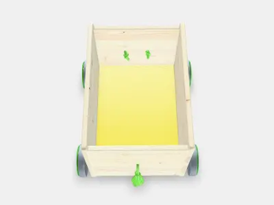 FLISAT toy trolley Low-poly 3D model