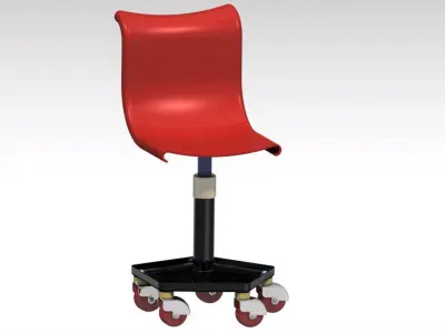 Car repair seat Free 3D model