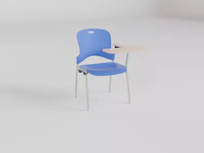 College Chair Free 3D model