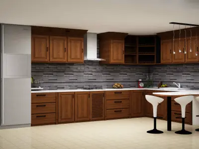 PANTRY DESIGN Low-poly 3D model