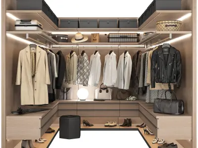 Walk-in Closet 98 part 2 3D model