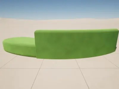 Curve Sofa Free 3D print model purchase
