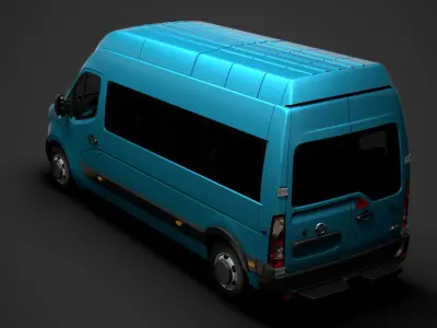 Nissan NV 400 L3H3 Minibus 2020 3D model