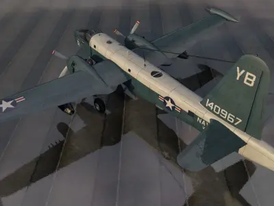 Lockheed P2V-7 Neptune - SP-2H 3D model
