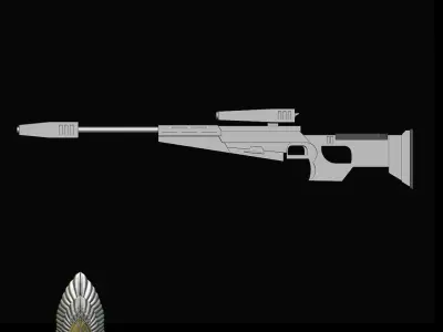 Mandalorian Gar Saxon Mauldalorian Blaster 3D DIGITAL DOWNLOAD 3D print model