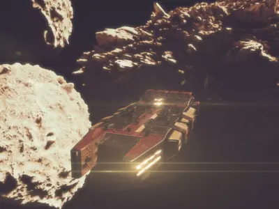 Big Boy Ship Free low-poly 3D model