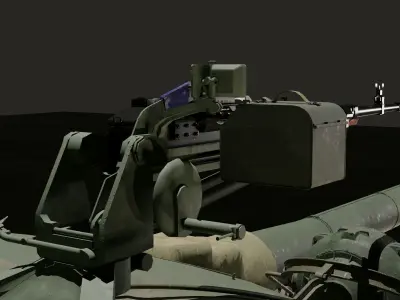 T72M tank Free 3D model