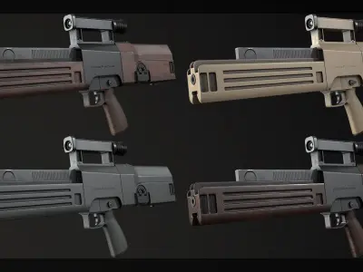 PBR G11 K2 Prototype Low-poly 3D model