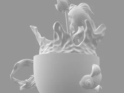 Unexpected Teacup Free 3D print model