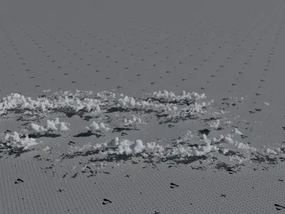 VDB Cumulonimbus Cloud Field 10 3D model