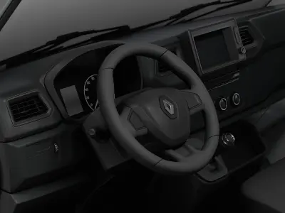 Renault Master Van L1H2 HQInterior 2023 3D model