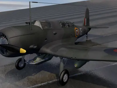 Vought Chesapeake  - RAF 3D model