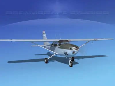 Cessna T-41 Mescalero Israeli AF 3D model