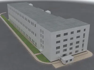  Building office v4 3D model