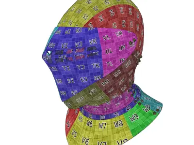 Italian renaissance inspired fantasy helmet Free low-poly 3D model