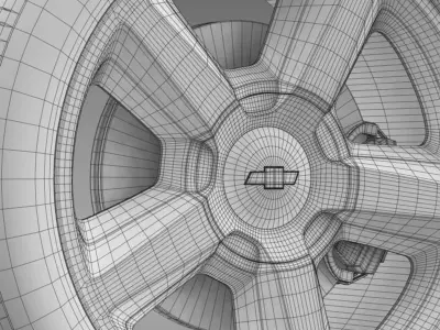 Chevrolet Tahoe 2008 wheel 3D model