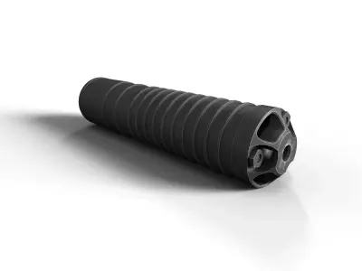 Silencer Hexagon DTKP 762x39 Low-poly 3D model