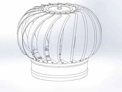 Turbo deflector 3D model