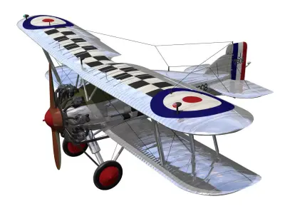 Gloster Gamecock 3D model