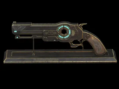 Decorative Sci fi Pistol 3D model