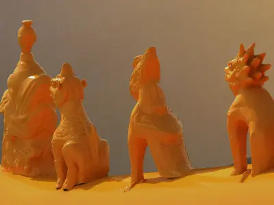 Imperial roof decoration 3D model