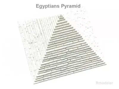 Pyramid egyptian 3D model