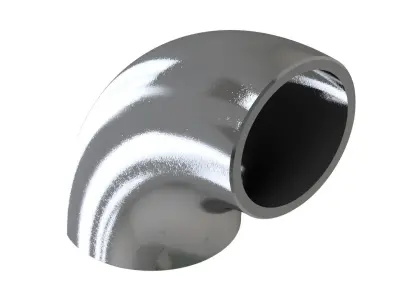 90 DEGREE WELDED STEEL ELBOWS-DIN2605 3D model