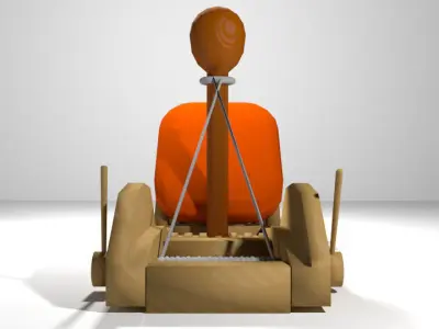 Medieval War Machine - Onager 3D model