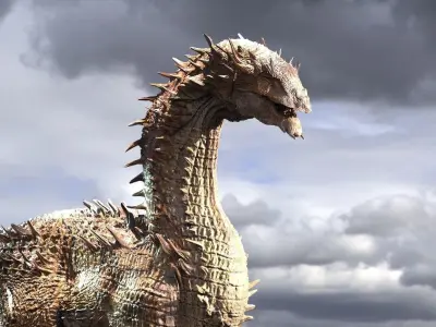 Ancient Jurassic Fantasy Dinosaur 3D model