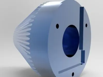 Spool Adapter For Quick Change 3D model