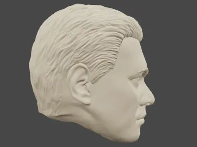 Clone trooper Star Wars head sculpt for custom figure 3D print model