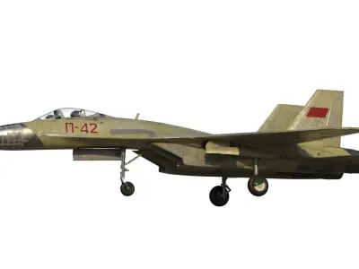 P-42 Record Aircraft 3D model