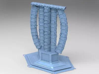 Cyberpunk Elite leisure Block 3D model